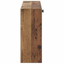 vidaXL Fali Cipőtartó DELFT 71 x 17 x 43 cm Szerelt Fa Antik Fa
