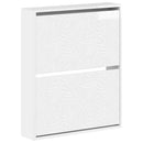 vidaXL Fali Cipőtartó DELFT 71 x 17 x 86 cm Szerelt Fa