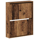 vidaXL Fali Cipőtartó DELFT 71 x 17 x 86 cm Szerelt Fa Antik Fa