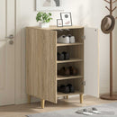 vidaXL Cipőszekrény DELFT 59,5 x 39,5 x 90 cm Szerelt Fa Sonoma Tölgy