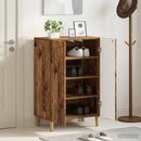 vidaXL Cipőszekrény DELFT 59,5 x 39,5 x 90 cm Szerelt Fa Antik Fa