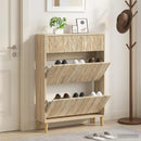 vidaXL Cipőszekrény DELFT 78 x 24 x 103 cm Szerelt Fa Sonoma Tölgy