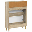 vidaXL Cipőszekrény DELFT 78 x 24 x 103 cm Szerelt Fa Sonoma Tölgy