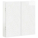 vidaXL Darts szekrény DELFT Magasfényű Fehér 52,5 x 10,5 x 53,5 cm