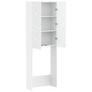vidaXL WC Szekrény DELFT Fehér 66 x 25,5 x 190 cm Szerelt Fa