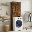 vidaXL WC Szekrény DELFT Füstös Tölgy 66 x 25,5 x 190 cm Szerelt Fa