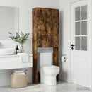 vidaXL WC Szekrény DELFT Füstös Tölgy 66 x 25,5 x 190 cm Szerelt Fa