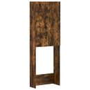 vidaXL WC Szekrény DELFT Füstös Tölgy 66 x 25,5 x 190 cm Szerelt Fa