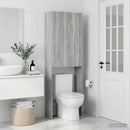 vidaXL WC Szekrény DELFT Szürke Sonoma 66 x 25,5 x 190 cm Szerelt Fa