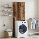 vidaXL WC Szekrény DELFT Antik Fa 66 x 25,5 x 190 cm Szerelt Fa