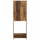 vidaXL WC Szekrény DELFT Antik Fa 66 x 25,5 x 190 cm Szerelt Fa