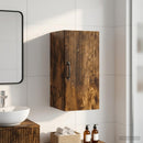 vidaXL Fürdőszobai faliszekrény HOORN Füstös Tölgy 30 x 31 x 59 cm