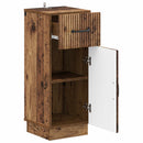 vidaXL Fürdőszoba Tároló Szekrény HOORN Antik Fa 30 x 31 x 77 cm