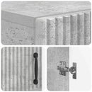 vidaXL Fürdőszoba Tároló Szekrény HOORN Betonszürke 59,5 x 31 x 77 cm