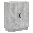 vidaXL Fürdőszoba Tároló Szekrény HOORN Betonszürke 59,5 x 31 x 77 cm