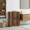 vidaXL Fürdőszoba Tároló Szekrény HOORN Antik Fa 59,5 x 31 x 77 cm