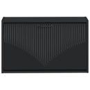 vidaXL Fali Cipőtartó HOORN 71 x 17 x 43 cm Szerelt Fa Fekete