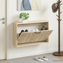 vidaXL Fali Cipőtartó HOORN 71 x 17 x 43 cm Szerelt Fa Sonoma Tölgy