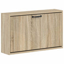 vidaXL Fali Cipőtartó HOORN 71 x 17 x 43 cm Szerelt Fa Sonoma Tölgy