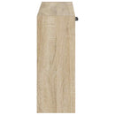 vidaXL Fali Cipőtartó HOORN 71 x 17 x 43 cm Szerelt Fa Sonoma Tölgy