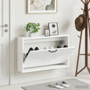 vidaXL Fali Cipőtartó HOORN 71 x 17 x 43 cm Szerelt Fa