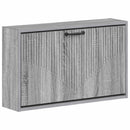 vidaXL Fali Cipőtartó HOORN 71 x 17 x 43 cm Szerelt Fa Szürke Sonoma