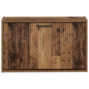 vidaXL Fali Cipőtartó HOORN 71 x 17 x 43 cm Szerelt Fa Antik Fa