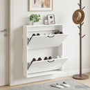 vidaXL Fali Cipőtartó HOORN 71 x 17 x 86 cm Szerelt Fa
