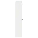 vidaXL Fali Cipőtartó HOORN 71 x 17 x 86 cm Szerelt Fa