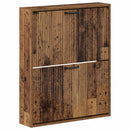 vidaXL Fali Cipőtartó HOORN 71 x 17 x 86 cm Szerelt Fa Antik Fa