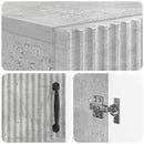 vidaXL Cipőszekrény HOORN 59,5 x 39,5 x 87 cm Szerelt Fa Betonszürke