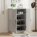 vidaXL Cipőszekrény HOORN 59,5 x 39,5 x 87 cm Szerelt Fa Betonszürke