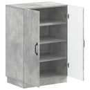 vidaXL Cipőszekrény HOORN 59,5 x 39,5 x 87 cm Szerelt Fa Betonszürke