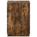 vidaXL Cipőszekrény HOORN 59,5 x 39,5 x 87 cm Szerelt Fa Füstös Tölgy