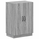vidaXL Cipőszekrény HOORN 59,5 x 39,5 x 87 cm Szerelt Fa Szürke Sonoma