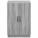 vidaXL Cipőszekrény HOORN 59,5 x 39,5 x 87 cm Szerelt Fa Szürke Sonoma