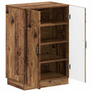 vidaXL Cipőszekrény HOORN 59,5 x 39,5 x 87 cm Szerelt Fa Antik Fa