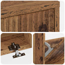 vidaXL Cipőszekrény HOORN 78 x 24 x 100 cm Szerelt Fa Antik Fa