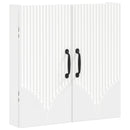 vidaXL Darts szekrény HOORN Fehér 52,5 x 10,5 x 53,5 cm Szerelt Fa
