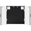 vidaXL Darts szekrény HOORN Fekete 52,5 x 10,5 x 53,5 cm Szerelt Fa