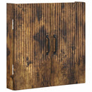 vidaXL Darts szekrény HOORN Füstös Tölgy 52,5 x 10,5 x 53,5 cm