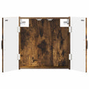vidaXL Darts szekrény HOORN Füstös Tölgy 52,5 x 10,5 x 53,5 cm