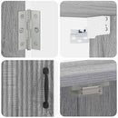 vidaXL Darts szekrény HOORN Szürke Sonoma 52,5 x 10,5 x 53,5 cm
