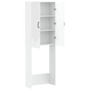 vidaXL WC Szekrény HOORN Fehér 66 x 25,5 x 190 cm Szerelt Fa