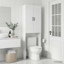 vidaXL WC Szekrény HOORN Magasfényű Fehér 66 x 25,5 x 190 cm
