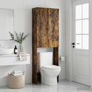 vidaXL WC Szekrény HOORN Füstös Tölgy 66 x 25,5 x 190 cm Szerelt Fa