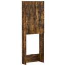 vidaXL WC Szekrény HOORN Füstös Tölgy 66 x 25,5 x 190 cm Szerelt Fa