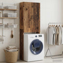 vidaXL WC Szekrény HOORN Antik Fa 66 x 25,5 x 190 cm Szerelt Fa