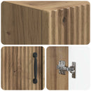 vidaXL WC Szekrény HOORN Kézműves Tölgy 66 x 25,5 x 190 cm Szerelt Fa