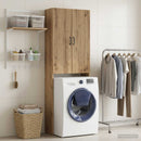 vidaXL WC Szekrény HOORN Kézműves Tölgy 66 x 25,5 x 190 cm Szerelt Fa
